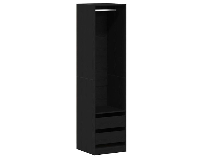 Sonata Dulap Stejar Negru 50 x 50 x 200 cm Lemn prelucrat