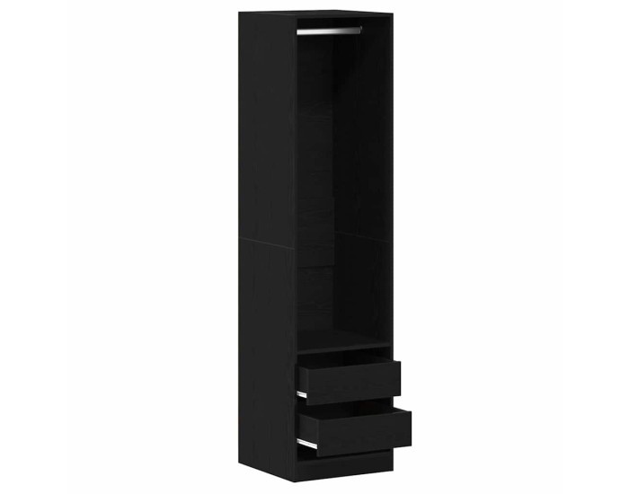 Sonata Dulap Stejar Negru 50 x 50 x 200 cm Lemn prelucrat