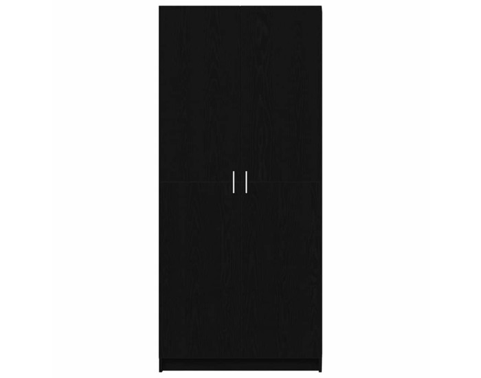 Sonata Dulap Stejar Negru 80 x 50,5 x 180 cm Lemn prelucrat