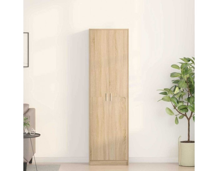 Sonata H Гардероб с рафт дъб сонома 55 x 25 x 189 см Инженерно дърво