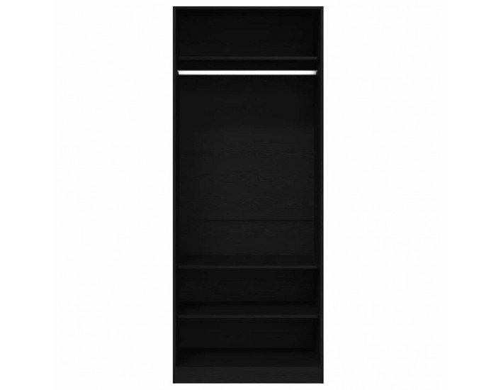 Sonata H Гардероб с рафт Черен дъб 80 x 50 x 200 см Инженерно дърво