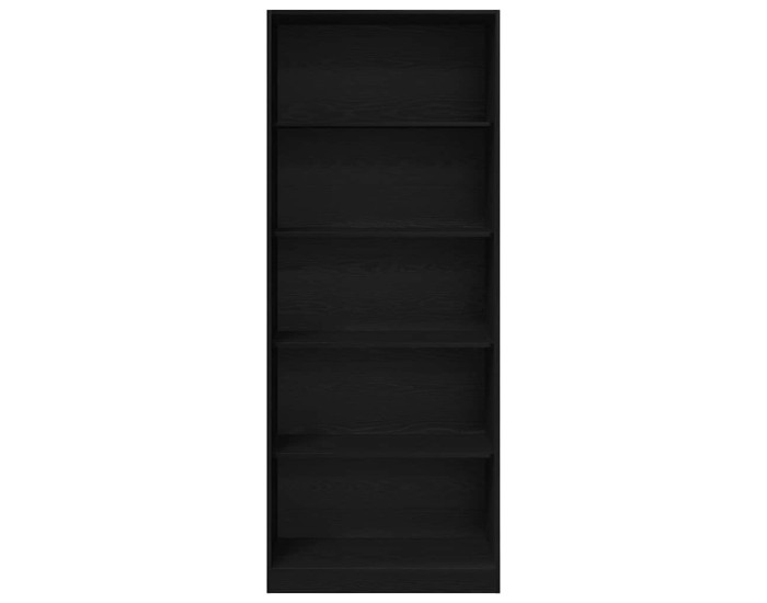 Sonata Dulap Stejar Negru 80 x 50 x 200 cm Lemn prelucrat