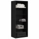 Sonata Dulap Stejar Negru 80 x 50 x 200 cm Lemn prelucrat