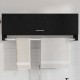 Sonata Dulap Stejar Negru 100 x 32,5 x 35 cm Lemn prelucrat