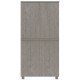 Sonata Dulap haine „HAMAR” gri deschis 89x50x180 cm, lemn masiv de pin