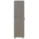 Sonata Dulap haine „HAMAR” gri deschis 89x50x180 cm, lemn masiv de pin