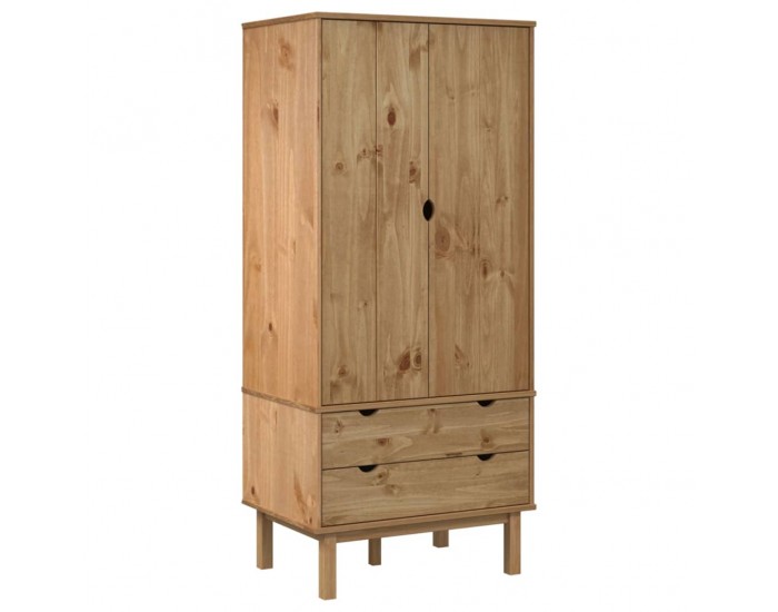 Sonata H Гардероб OTTA, 76,5x53x172 см, борово дърво масив