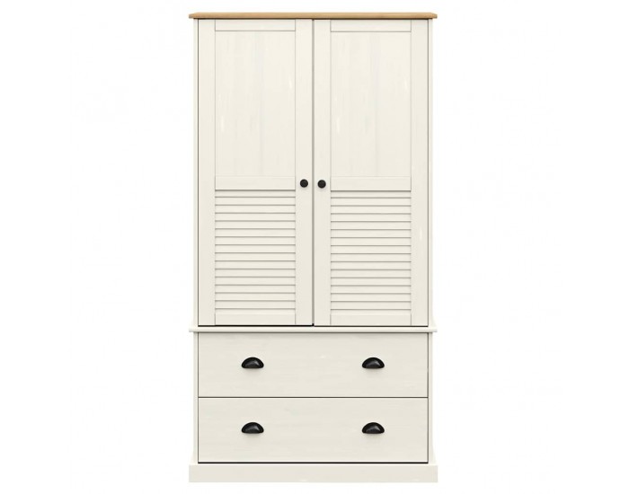 Sonata H Гардероб VIGO, бял, 90x55x170 см, бор масив