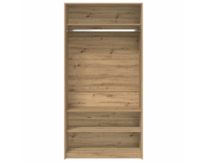 Sonata H Гардероб Artisan Дъб 100x50x200 cm Инженерна дървесина