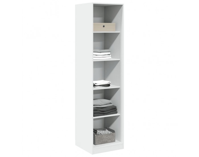 Sonata H Гардероб, бял, 50x50x200 см, инженерно дърво