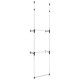 Sonata Sistem de garderobă telescopic, cu bare, aluminiu