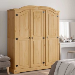 Sonata H Гардероб, мексикански бор, стил Корона, 3 врати - Dulapuri