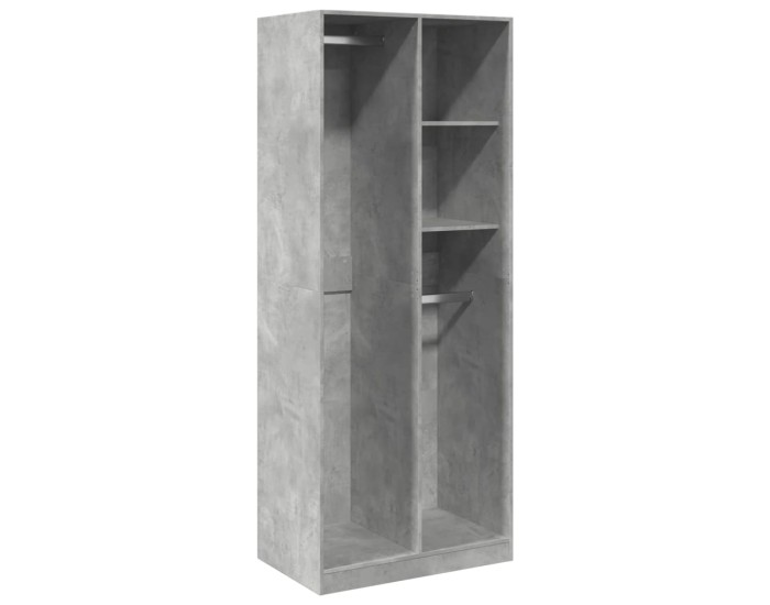 Sonata Șifonier, gri beton, 80x50x200 cm, lemn prelucrat