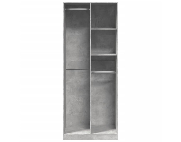 Sonata Șifonier, gri beton, 80x50x200 cm, lemn prelucrat