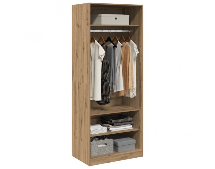 Sonata H Гардероб, дъб артизан, 80x50x200 см, инженерно дърво