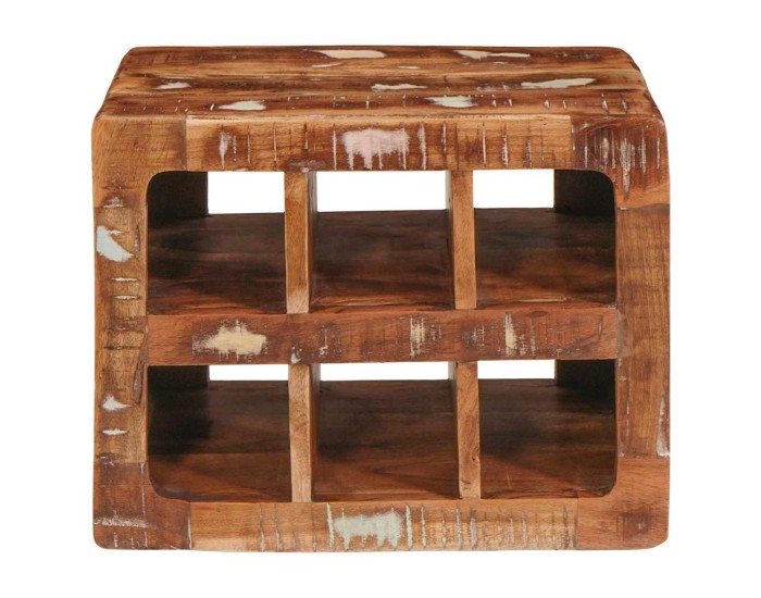 Sonata Raft pentru vin Maro 44 x 30 x 35 cm Lemn recuperat masiv