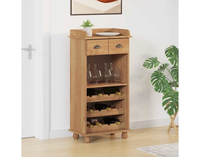 Sonata Cabinet pentru vin ASKIM Ceară de Miere 57 x 37 x 114 cm