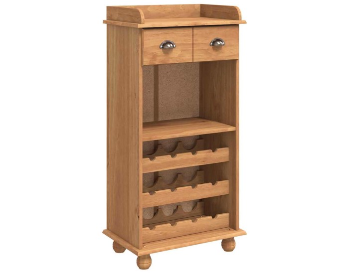 Sonata Cabinet pentru vin ASKIM Ceară de Miere 57 x 37 x 114 cm