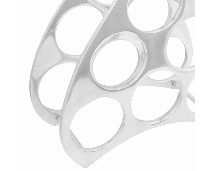 Sonata Raft pentru vin Aluminiu Argintiu