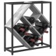 Sonata H Винен рафт Сив 51 x 18 x 52.5 см Инженерно дърво