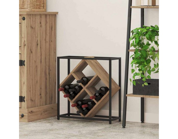 Sonata H Винен рафт дъб артизан 51 x 18 x 52.5 см Инженерно дърво