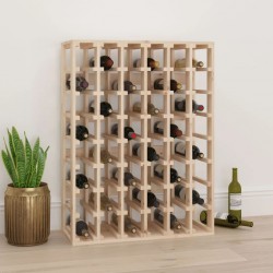 Sonata H Поставка за вино 70x33x94 см масивна чамова дървесина - Etajere