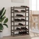 Sonata Suport sticle de vin, 42 sticle, gri, lemn masiv de pin