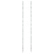 Sonata Suport sticle de vin montat pe perete, 36 sticle, alb, fier
