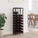 Sonata Suport sticle vin 27 de sticle, negru 34x18x100 cm fier forjat