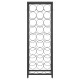Sonata Suport sticle vin 27 de sticle, negru 34x18x100 cm fier forjat
