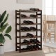Sonata Suport sticle de vin, 42 sticle, negru, lemn masiv de pin