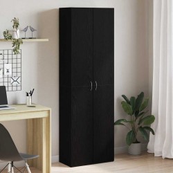 Sonata H Офис шкаф с рафт Черен дъб 60 x 32 x 190 Инженерно дърво - Corpuri, vitrine, biblioteci modulare