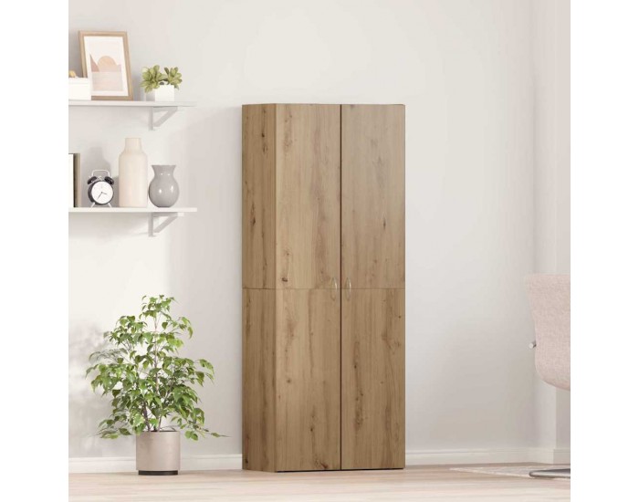 Sonata H Офис шкаф с рафт дъб артизан 60 x 32 x 153 Инженерно дърво