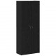 Sonata H Офис шкаф с рафт Черен дъб 60 x 32 x 153 Инженерно дърво