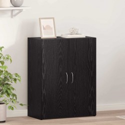 Sonata H Офис шкаф с рафт Черен дъб 60 x 32 x 77.5 Инженерно дърво - Corpuri, vitrine, biblioteci modulare