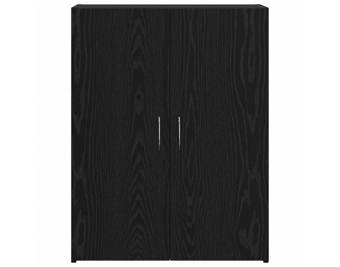 Sonata H Офис шкаф с рафт Черен дъб 60 x 32 x 77.5 Инженерно дърво