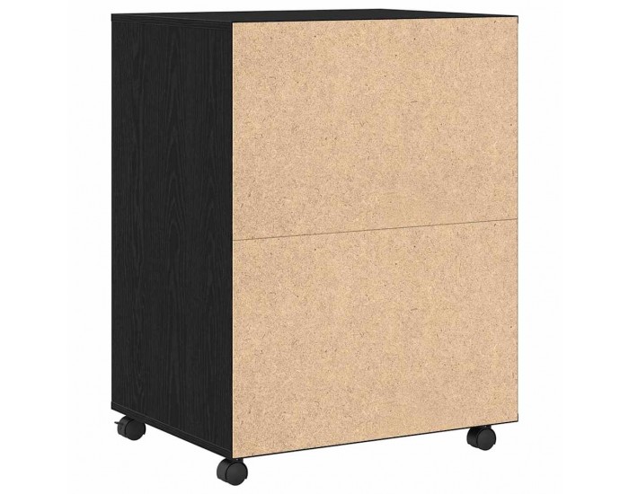Sonata H Ролков кабинет с рафт Черен дъб 60 x 48 x 81 см Инженерно дърво