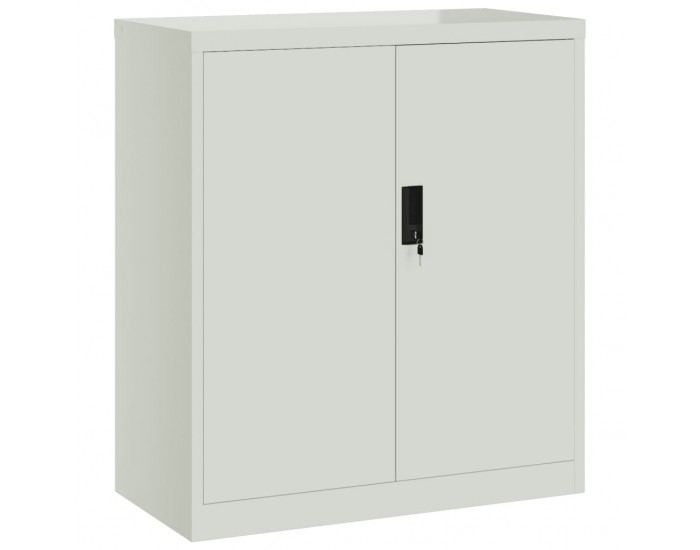 Sonata H Шкаф за папки светлосив 79x40x90 см стомана