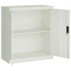 Sonata H Шкаф за папки светлосив 79x40x90 см стомана