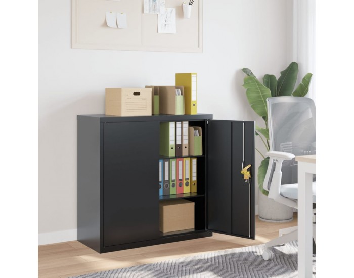 Sonata H Шкаф за папки антрацит 90x40x90 см стомана