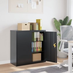 Sonata H Шкаф за папки антрацит 90x40x90 см стомана - Corpuri, vitrine, biblioteci modulare