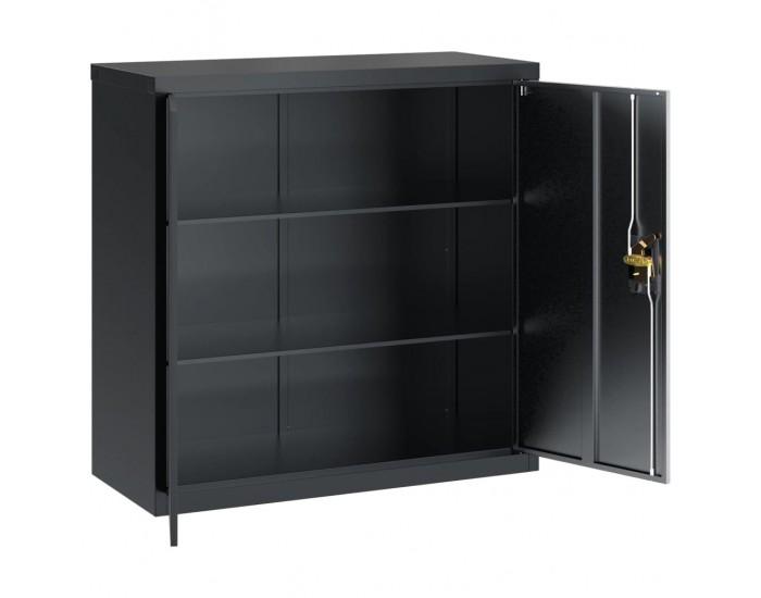 Sonata H Шкаф за папки антрацит 90x40x90 см стомана