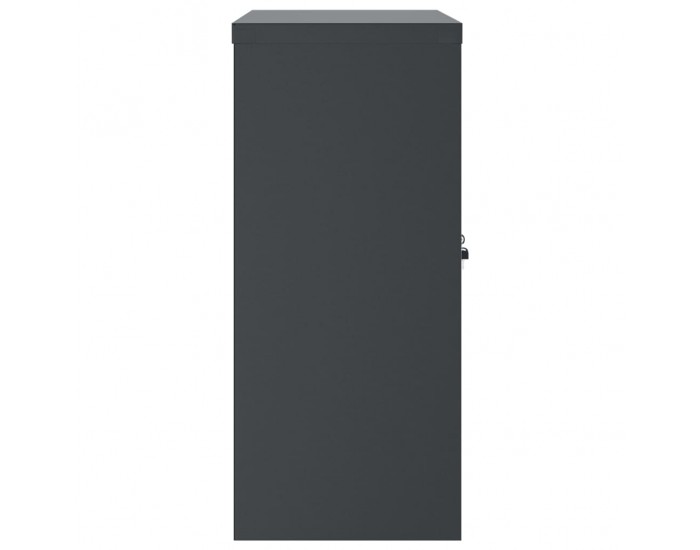 Sonata H Шкаф за папки антрацит 90x40x90 см стомана