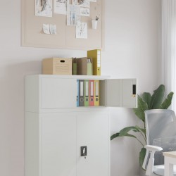 Sonata H Шкаф за папки светлосив 90x40x40 см стомана - Corpuri, vitrine, biblioteci modulare