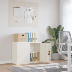 Sonata H Шкаф за папки бял 90x40x70 см стомана - Corpuri, vitrine, biblioteci modulare