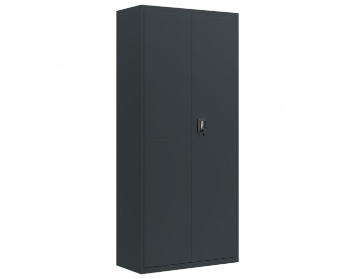 Sonata H Шкаф за папки антрацит 90x40x200 см стомана