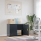 Sonata H Шкаф за папки антрацит 90x40x70 см стомана