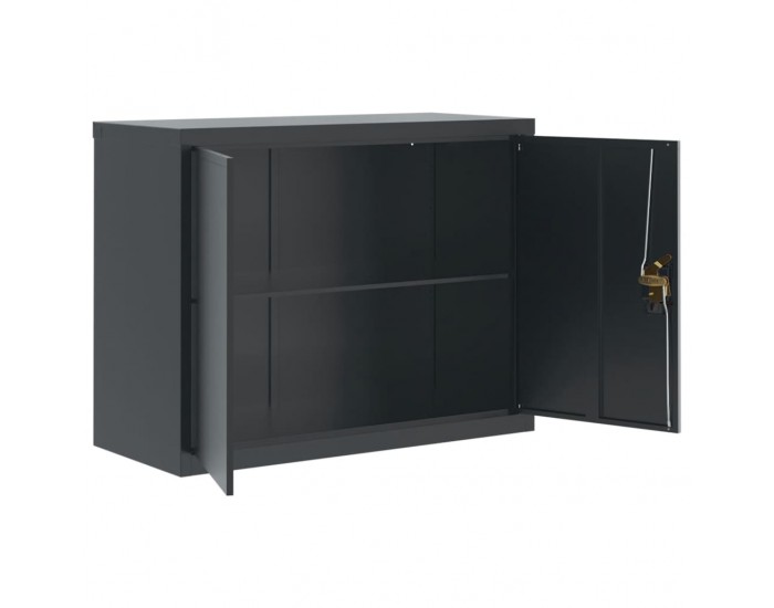 Sonata H Шкаф за папки антрацит 90x40x70 см стомана