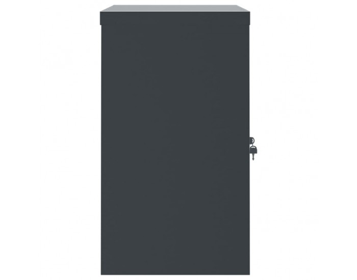 Sonata H Шкаф за папки антрацит 90x40x70 см стомана