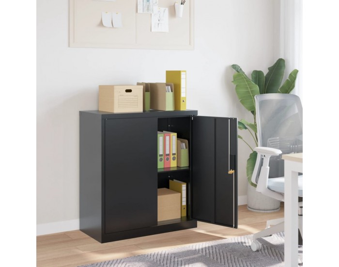 Sonata H Шкаф за папки антрацит 79x40x90 см стомана